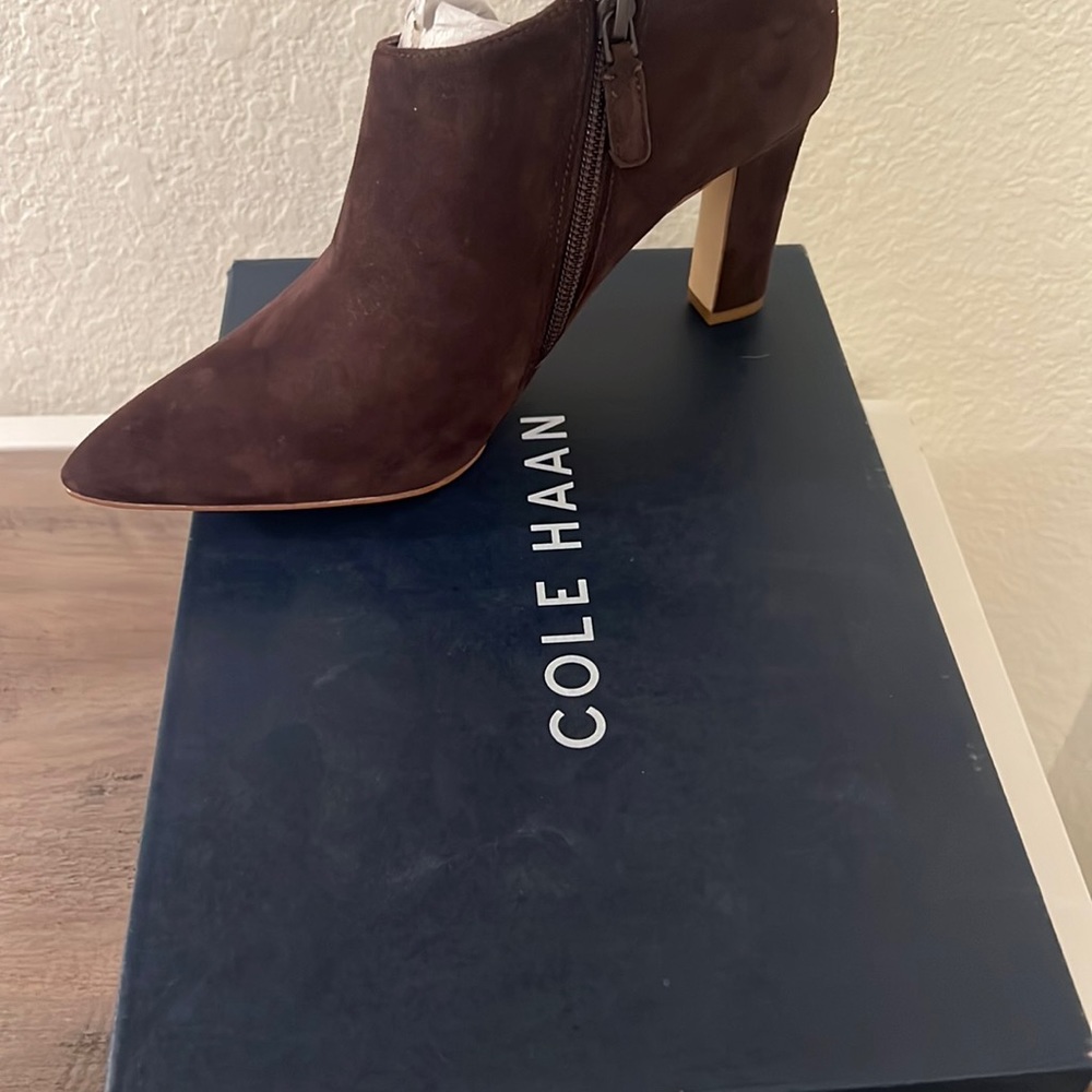 NWT Cole Haan Vesty Suede Pump Bootie- size 8.5